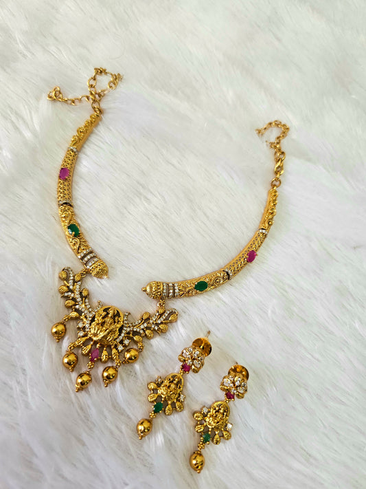 Neck set with earrings code SLS 463J