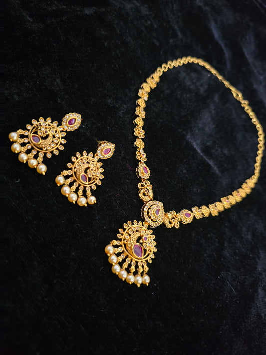 Neck set with earrings code SLS 730J