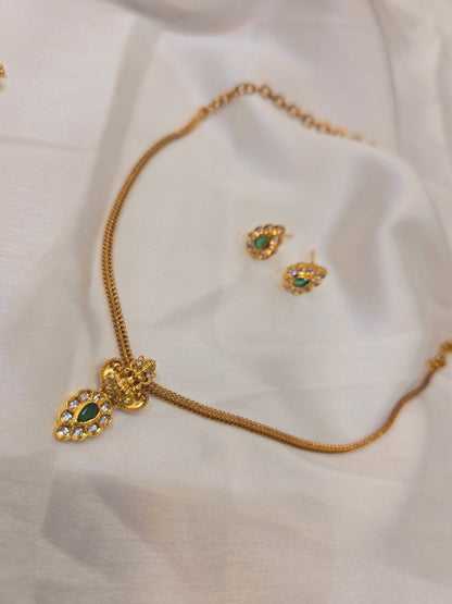 Neck set with earrings Code SLS 284J