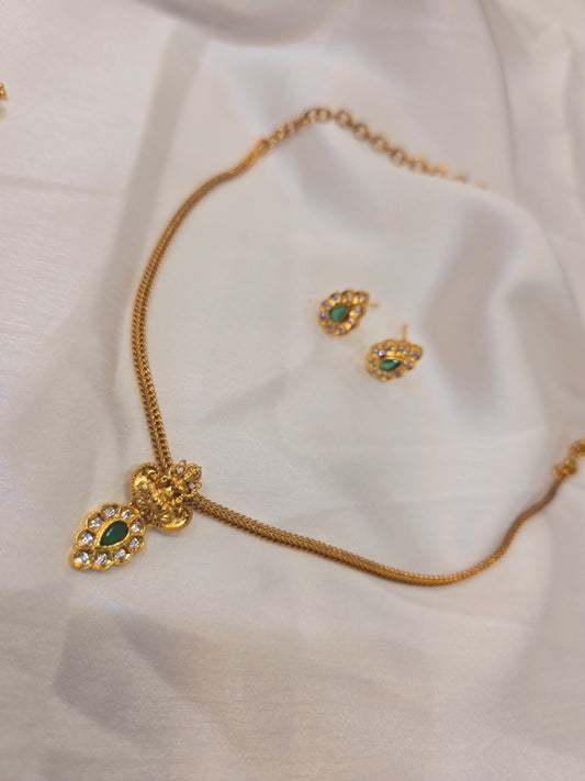 Neck set with earrings Code SLS 284J