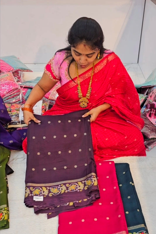 Saree un stiched blouse code SLS 591