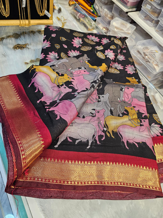 Saree un stiched blouse code SLS 571