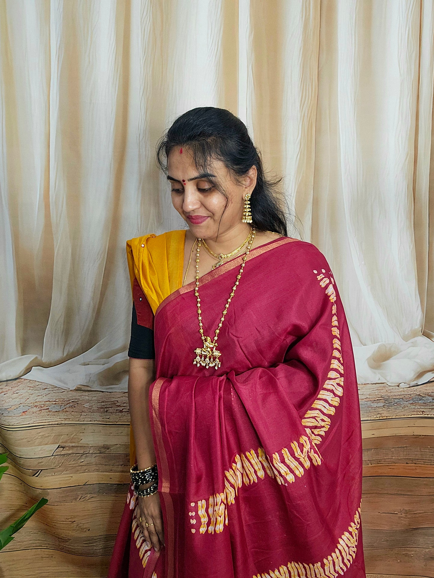 Saree un stiched blouse code SLS 685