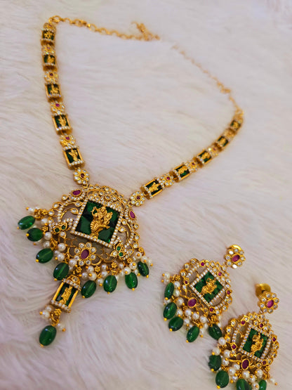 Neck set with earrings code SLS 730J