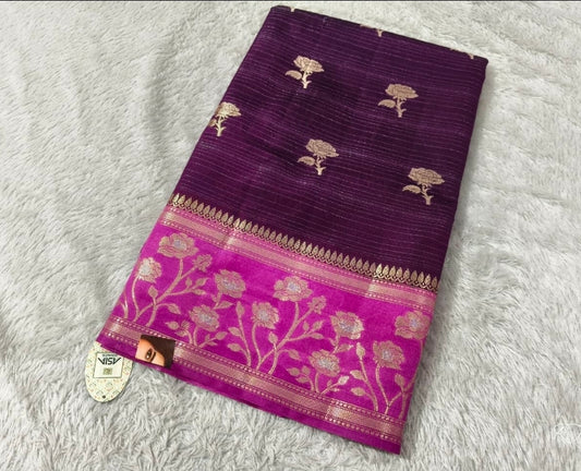 Saree un stiched blouse code SLS 549