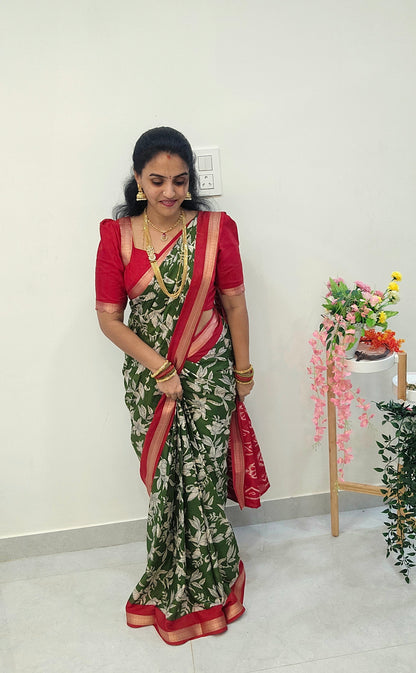 Saree un stitched blouse - SLS77
