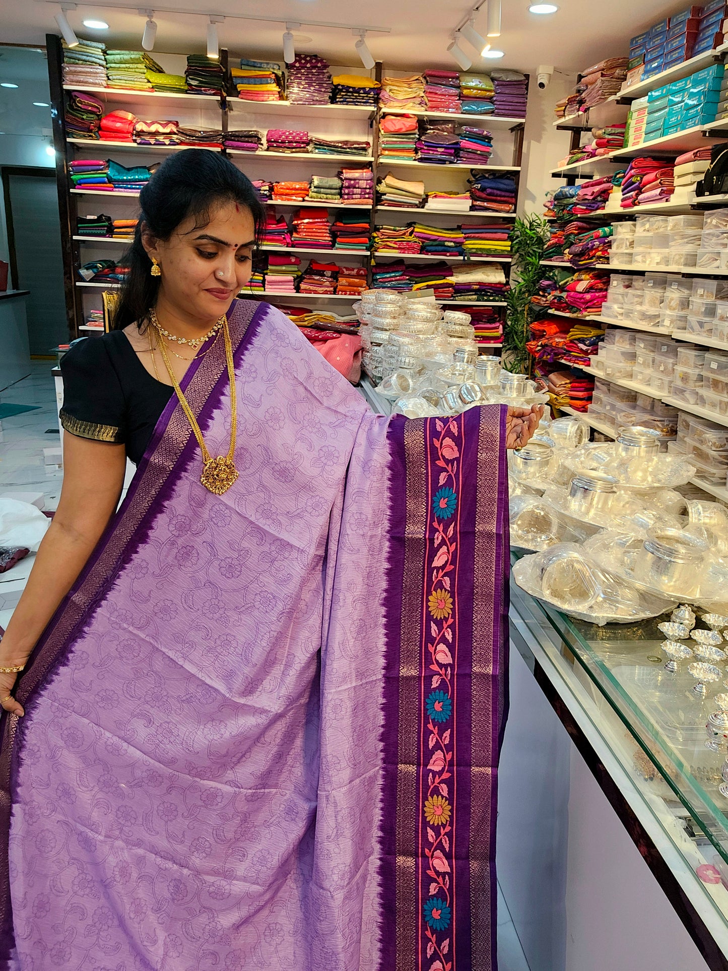 Saree un stiched blouse code 688