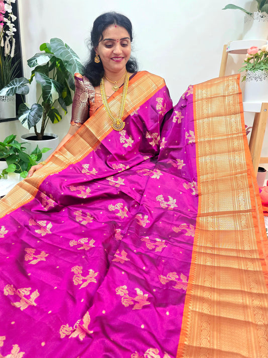 Saree un stiched blouse code SLS 263