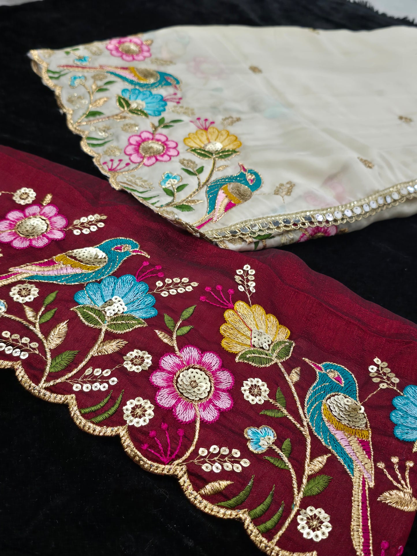 Saree un stiched blouse code SLS 605