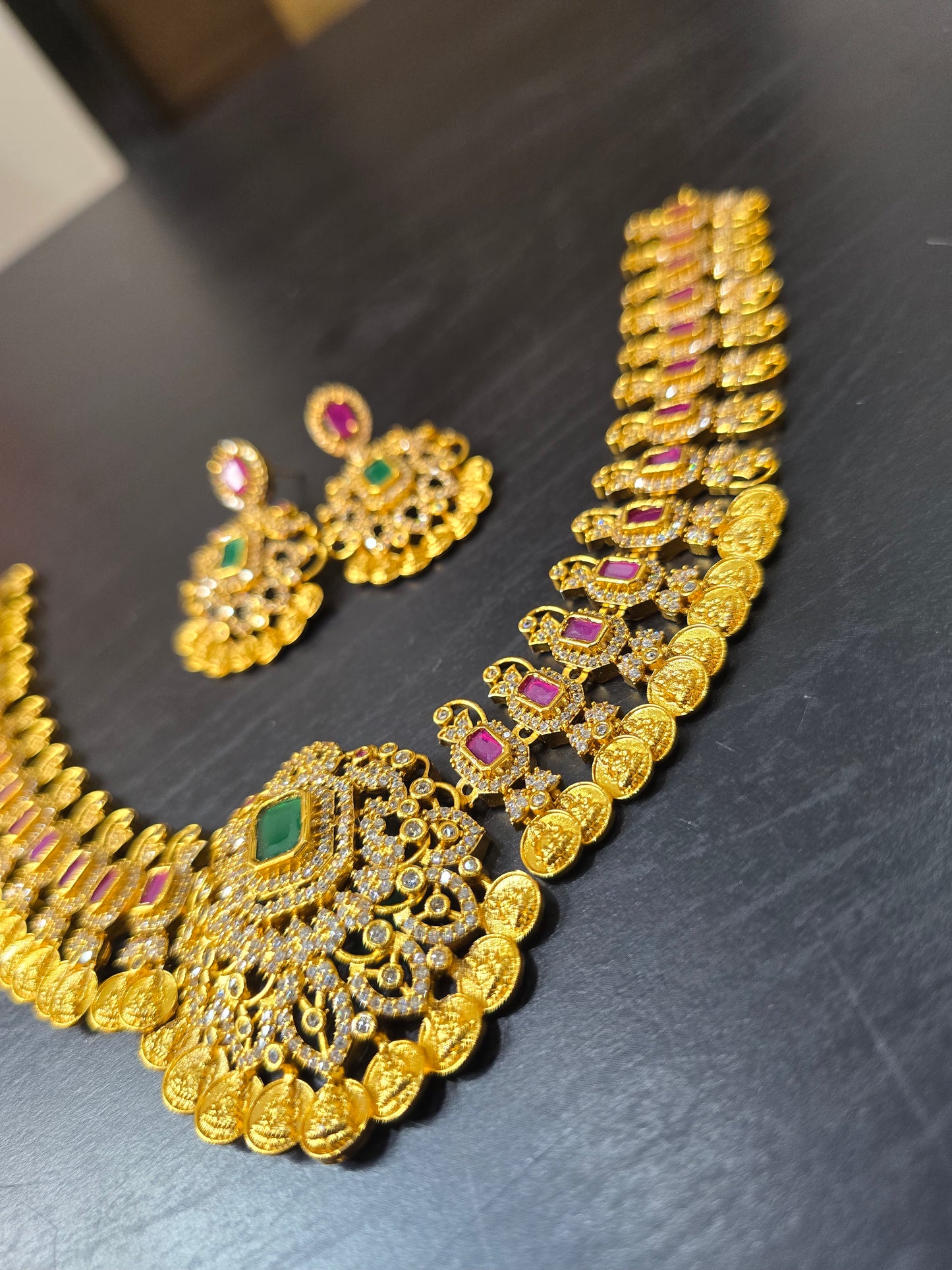 Long set with earrings code SLS 580J