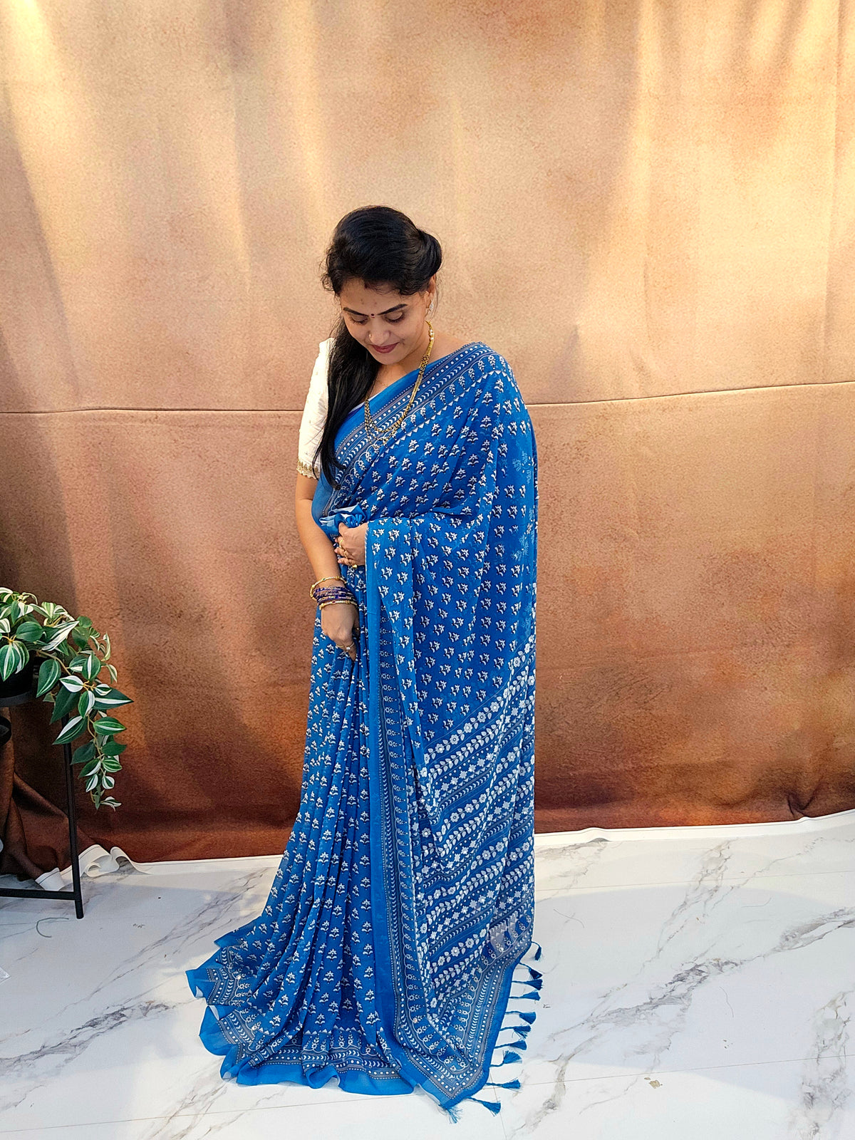 Saree un stiched blouse code SLS 743
