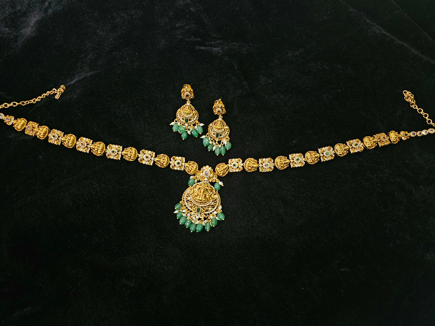 Long set with earrings code SLS 599J