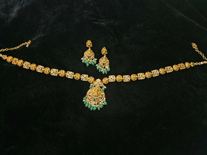 Long set with earrings code SLS 599J