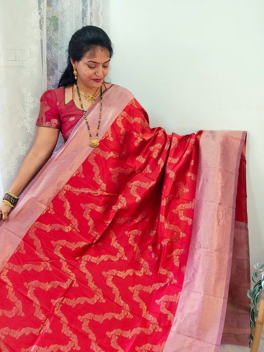 Saree un stiched blouse code SLS 535