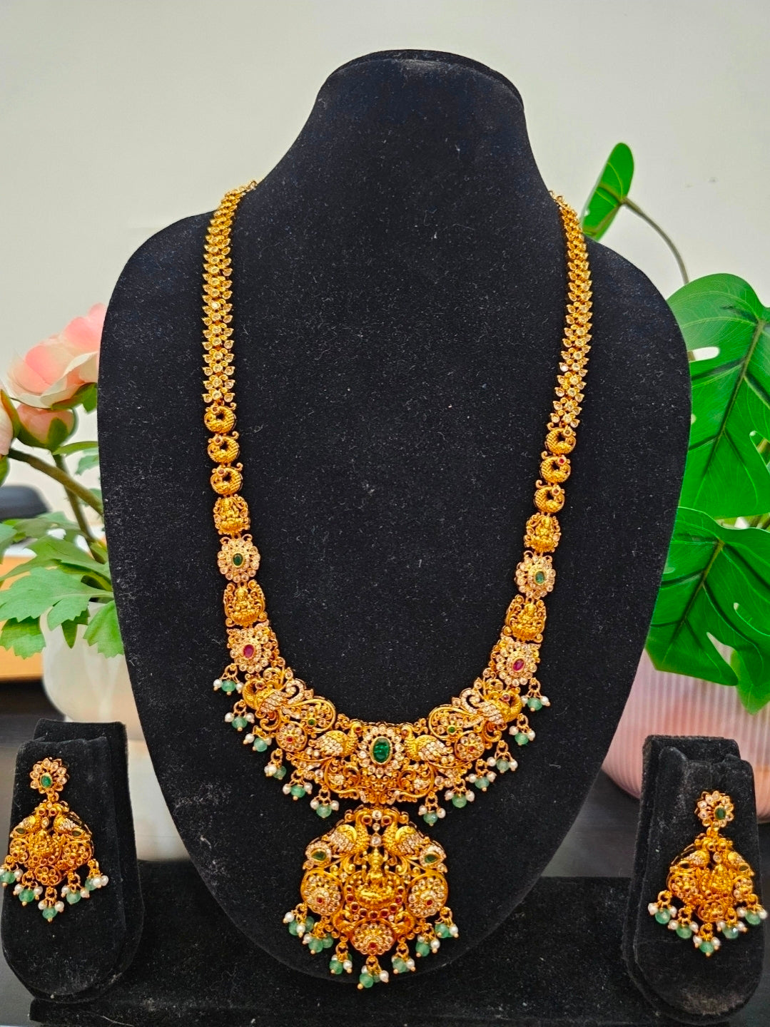 Long set with earrings code SLS