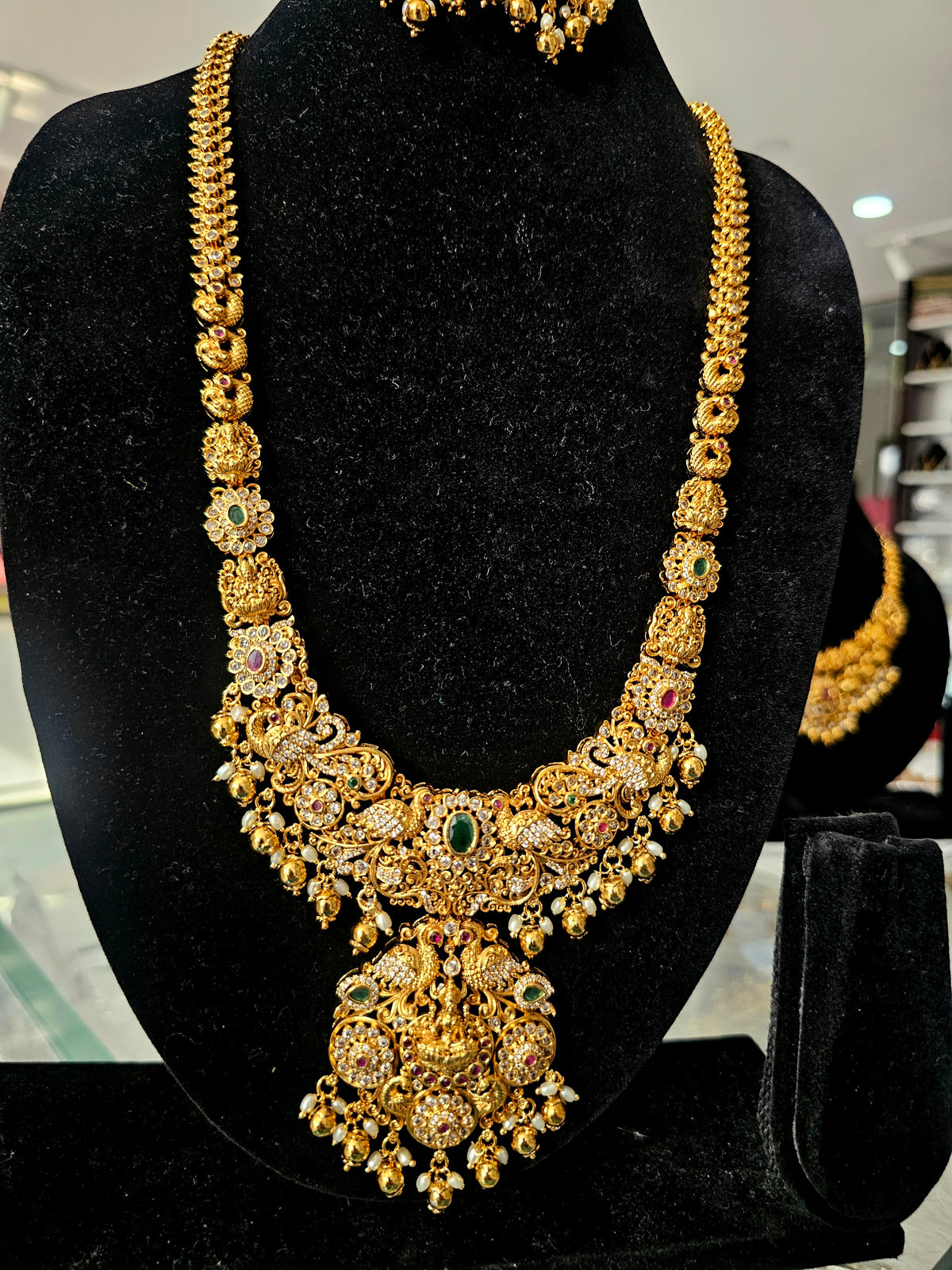 Long set with earrings code SLS 867J