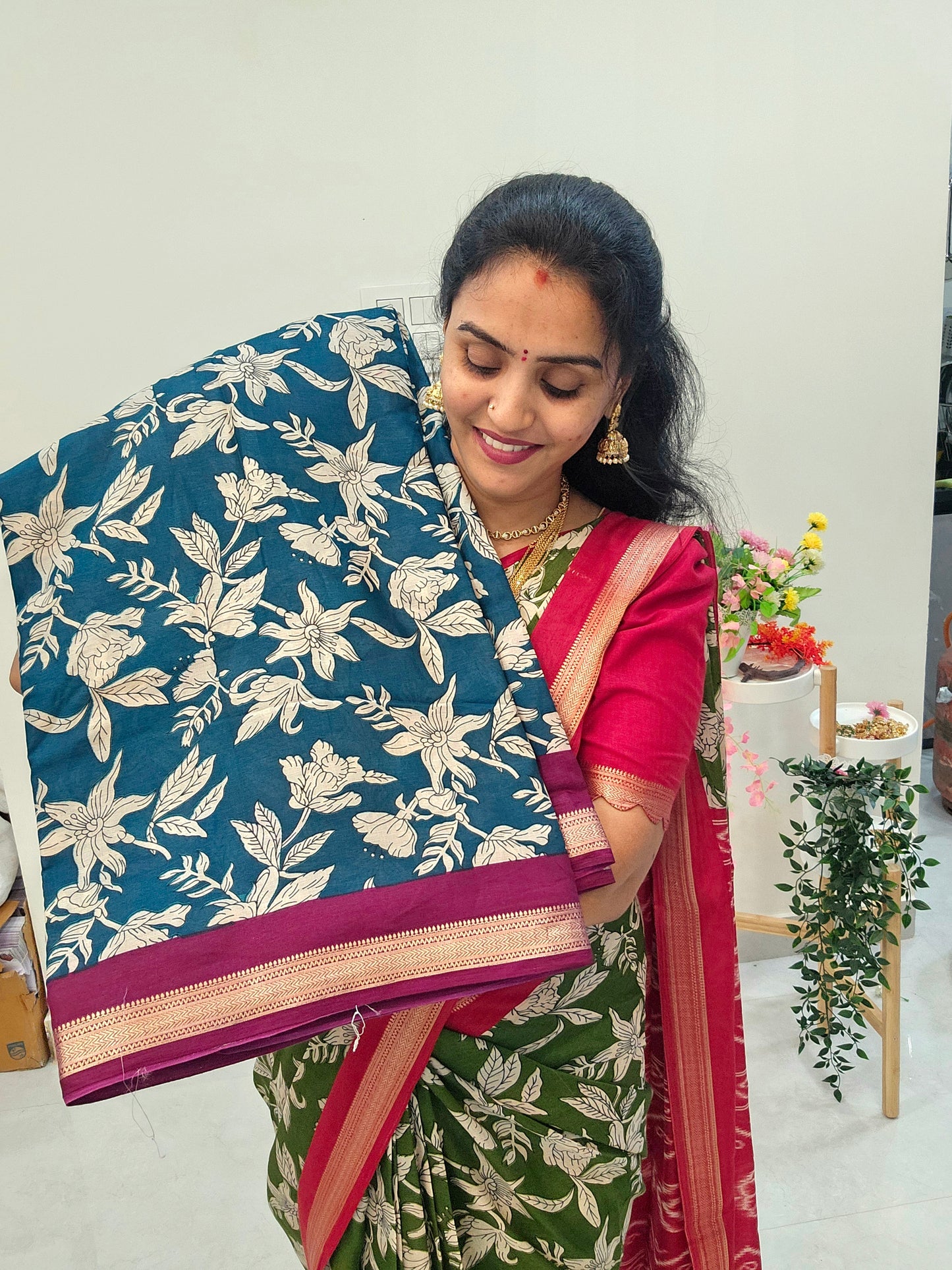 Saree un stitched blouse - SLS77