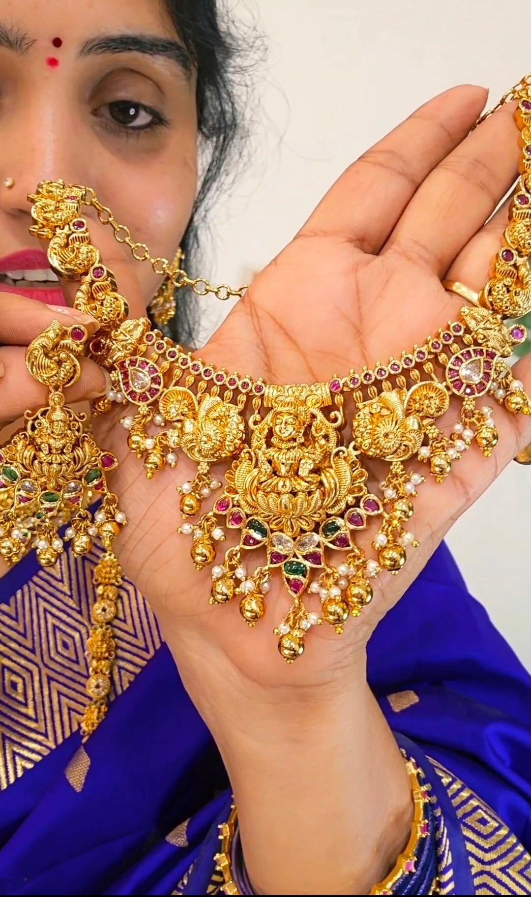 Neck set with  earrings 347 J