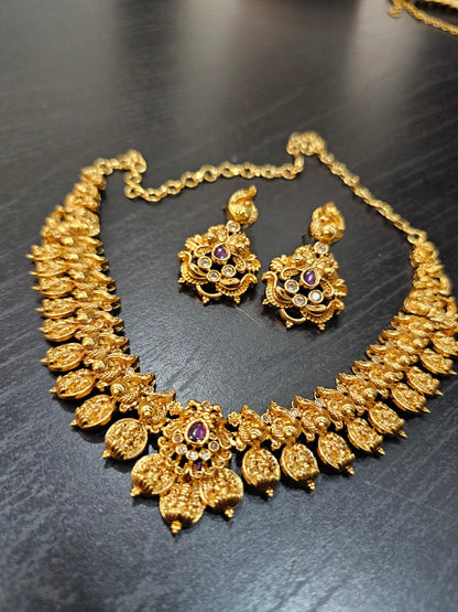 Neck set with earrings code SLS 449J ( return gift)