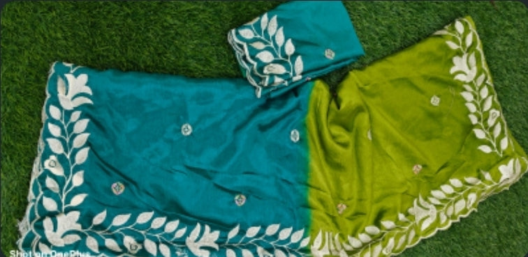 Saree un stitched blouse- SLS 66