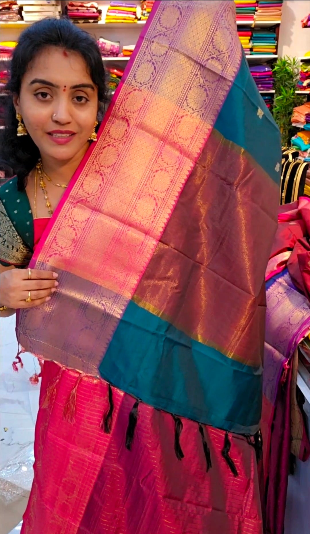 Saree un stiched blouse code SLS 523