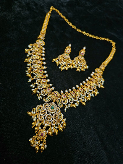 Long set with earrings code SLS 720J
