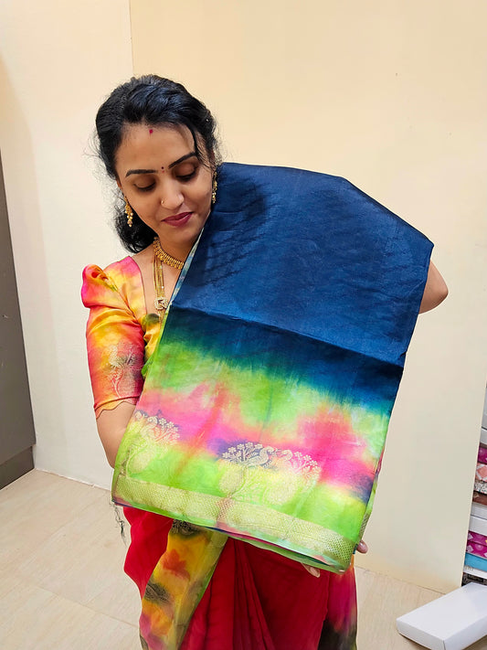 Code SLS 221 saree un stiched blouse