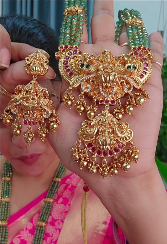 Rani haram with earrings 292 J