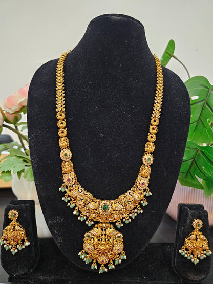 Long set with earrings code SLS 818J