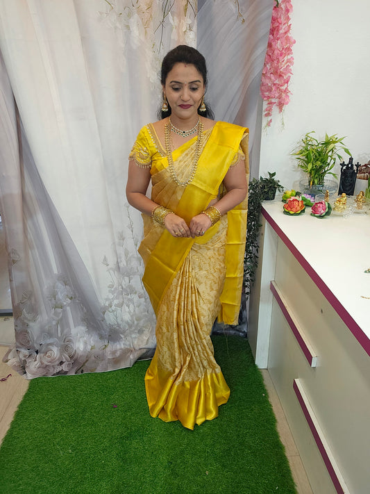 Saree un stiched blouse code SLS 476