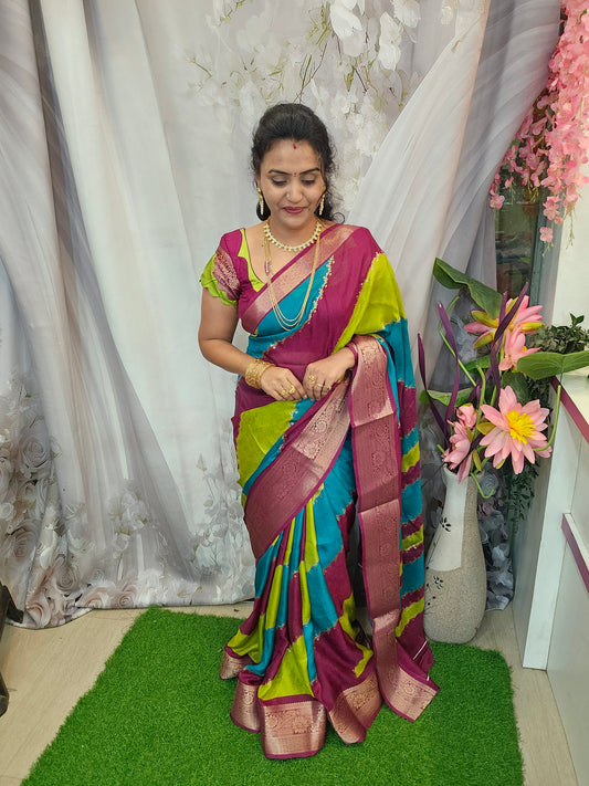 Saree un stiched blouse SLS code 479