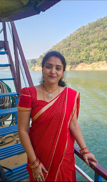 Saree un stiched blouse code SLS 468