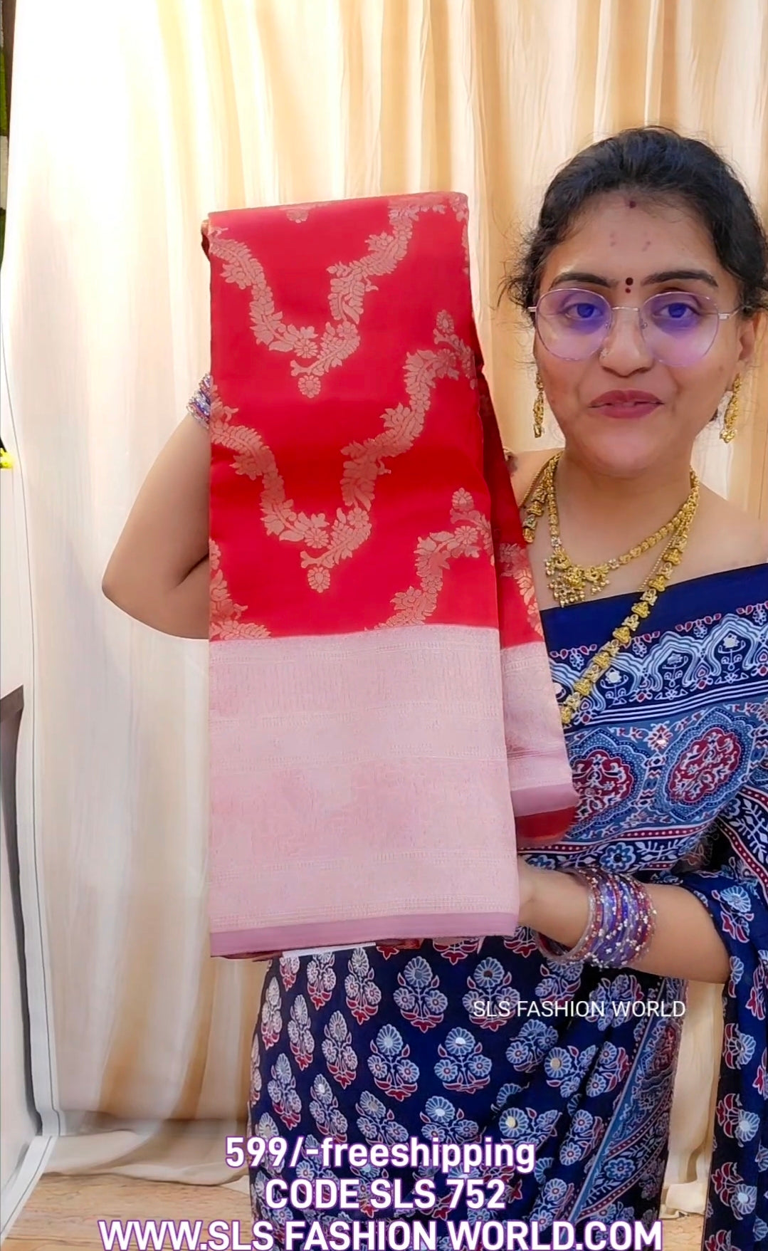 Saree un stiched blouse code SLS
