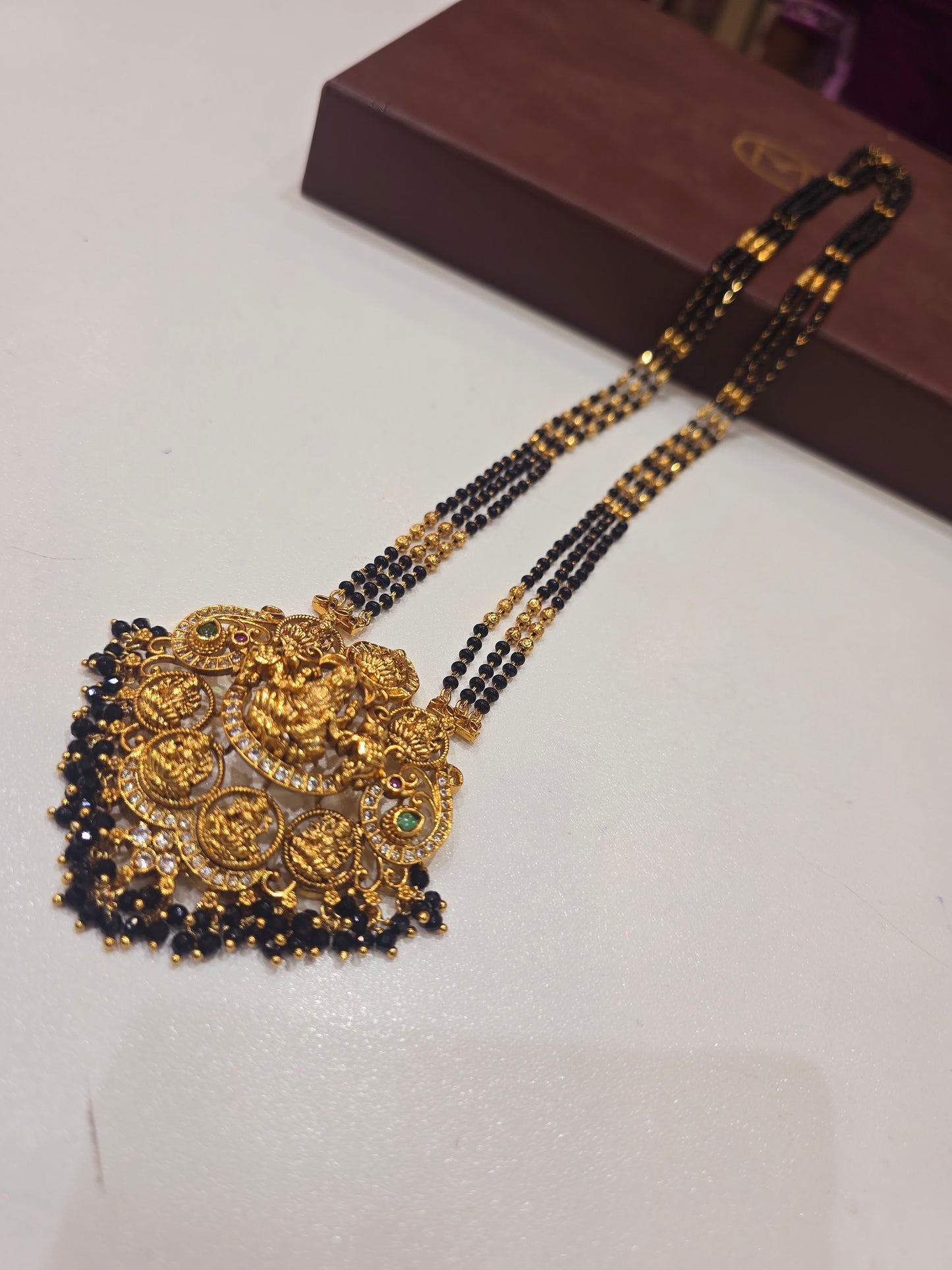 Long Black beads mangalsutra  268