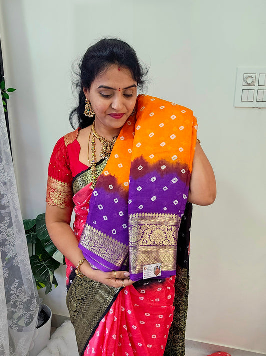 Saree un stiched blouse code SLS 525