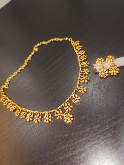 Neck set with earrings Code SLS 348 J