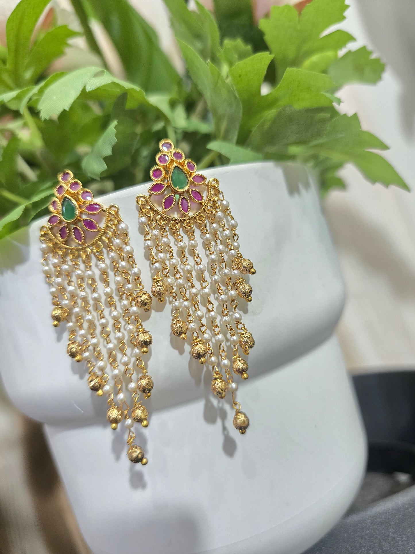 Scrow back earrings code SLS 765J