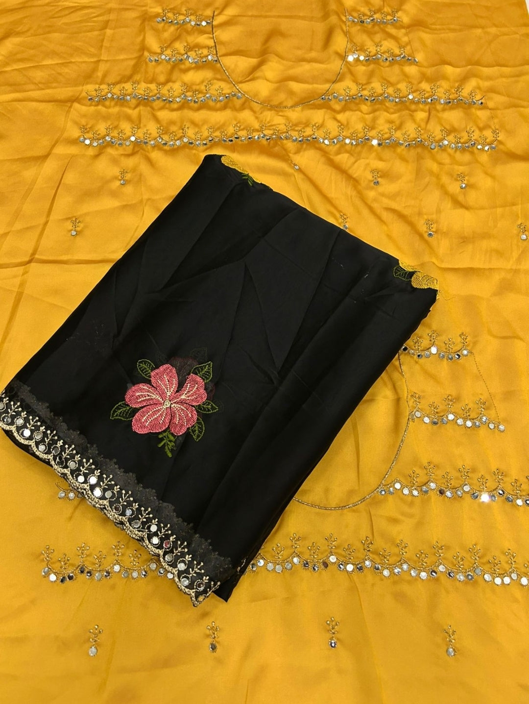 Saree un stiched blouse code SLS 371