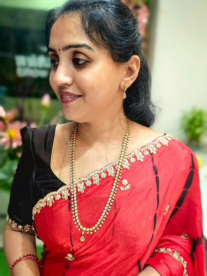 Long set with earrings - SLS83J