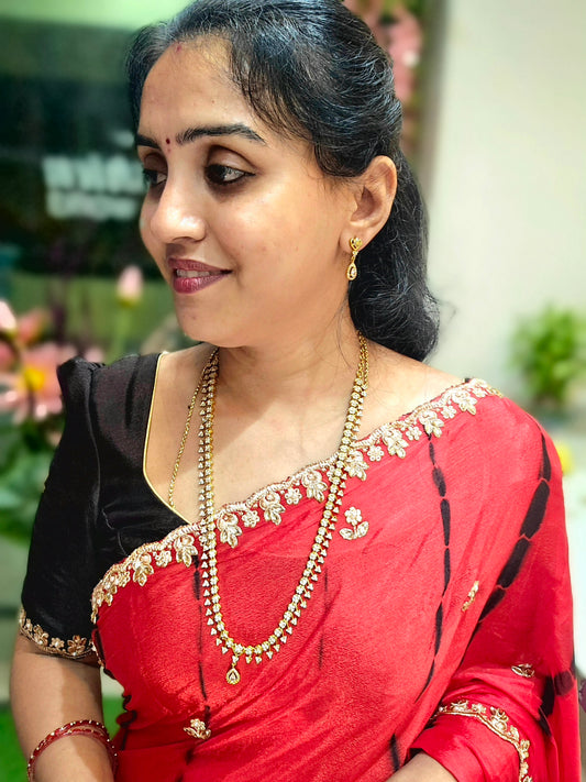 Long set with earrings - SLS83J