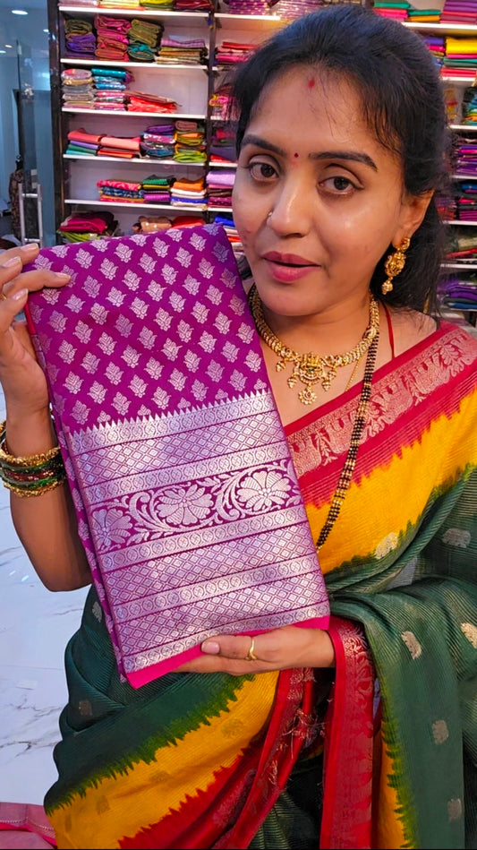 Saree un stiched blouse code SLS 553