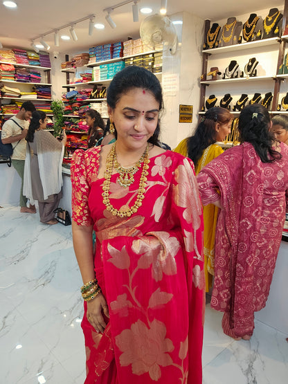 Saree un stiched blouse 689