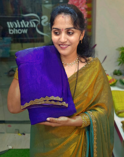 Saree un stitched blouse - SLS74