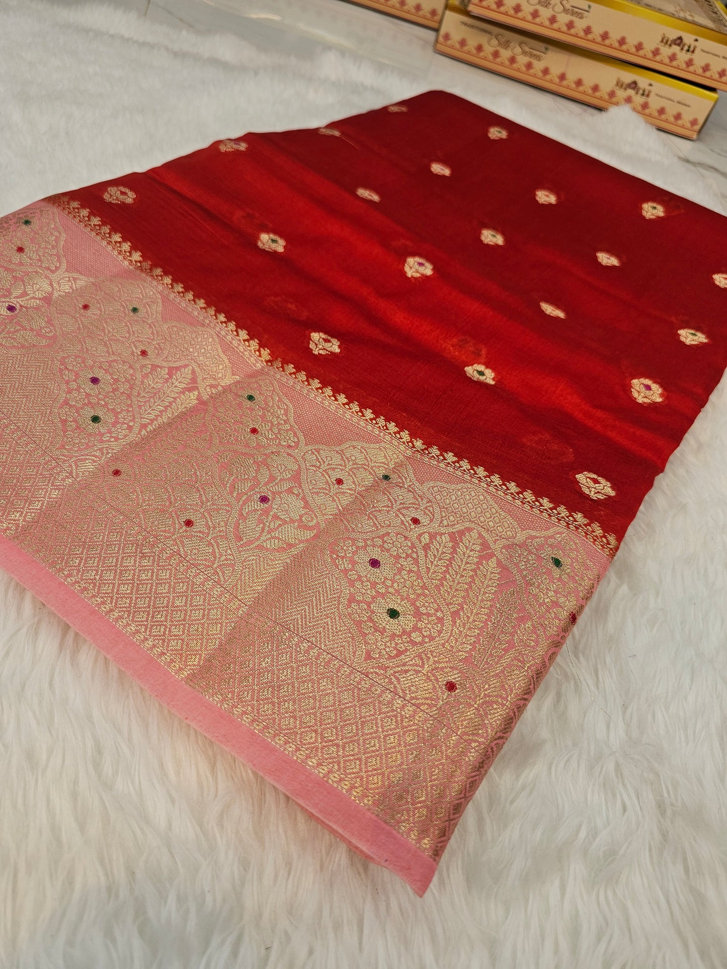 Saree un stiched blouse code SLS 578