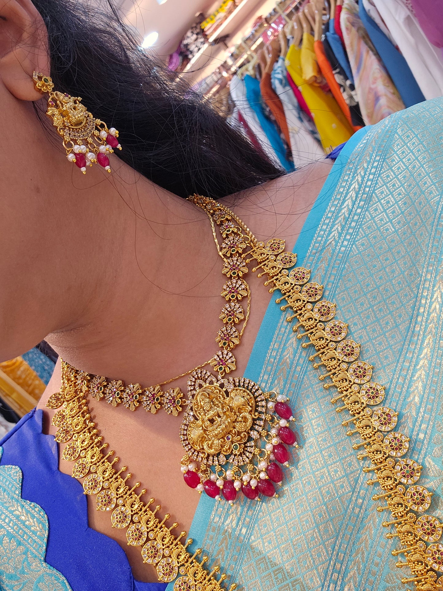 Neck set with earrings code SLS 808J