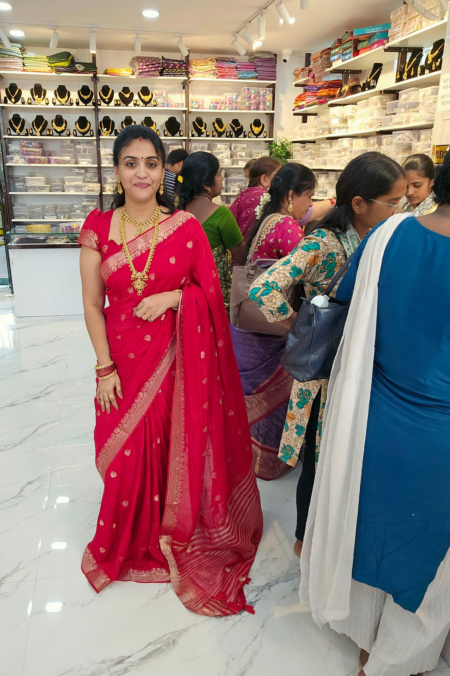 Saree un stiched blouse code SLS 713