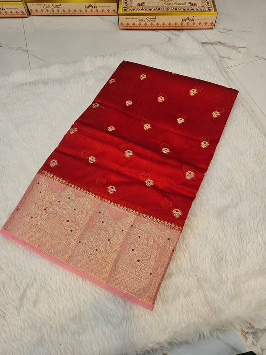 Saree un stiched blouse code SLS 578
