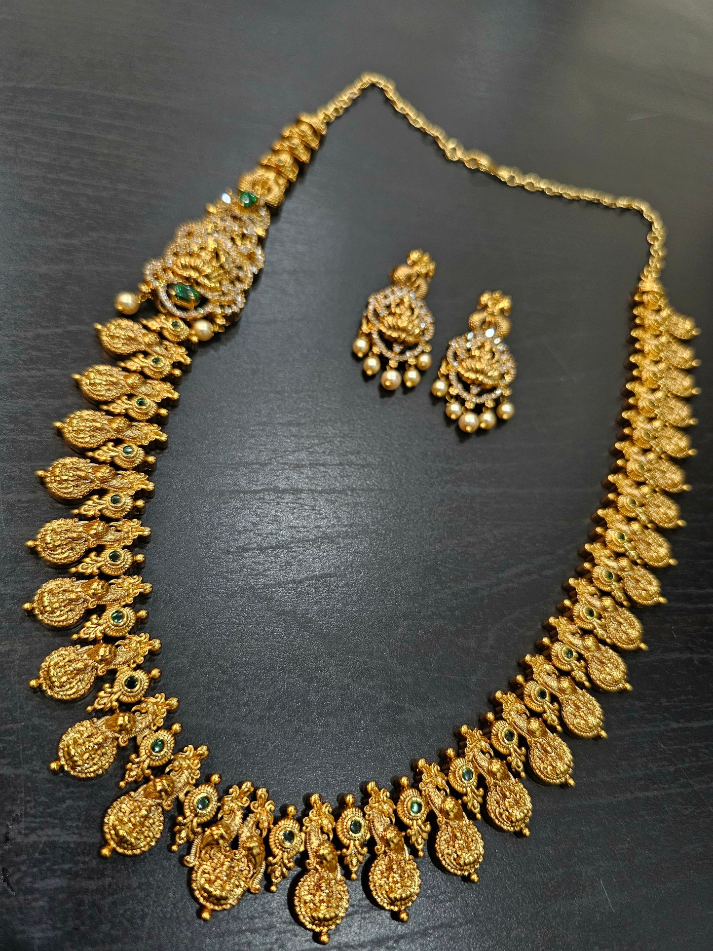 Long set with earrings code SLS 549J