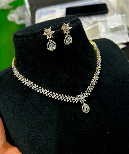 Neck set with earrings coad SLS 438J