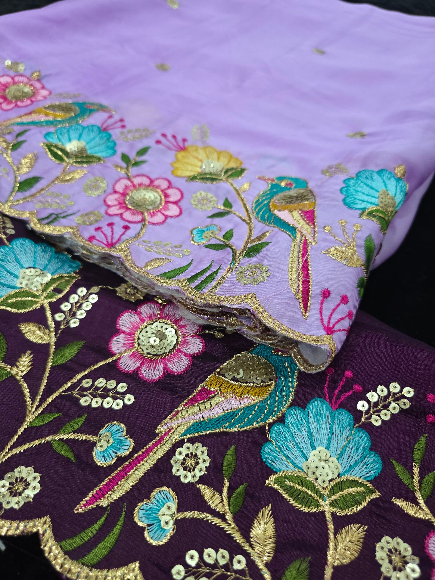 Saree un stiched blouse code SLS 605